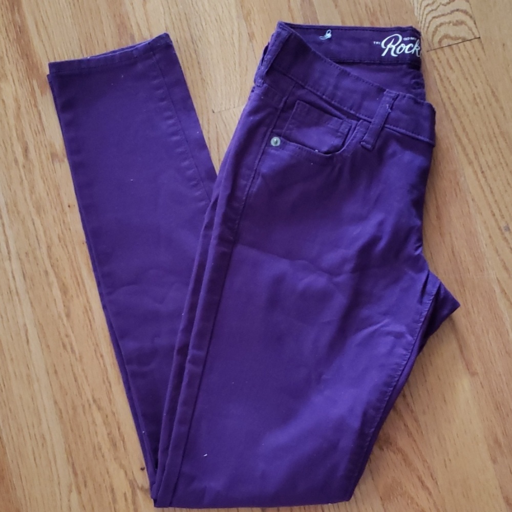 OLD NAVY Rockstar Skinny Color Jeans in Purple